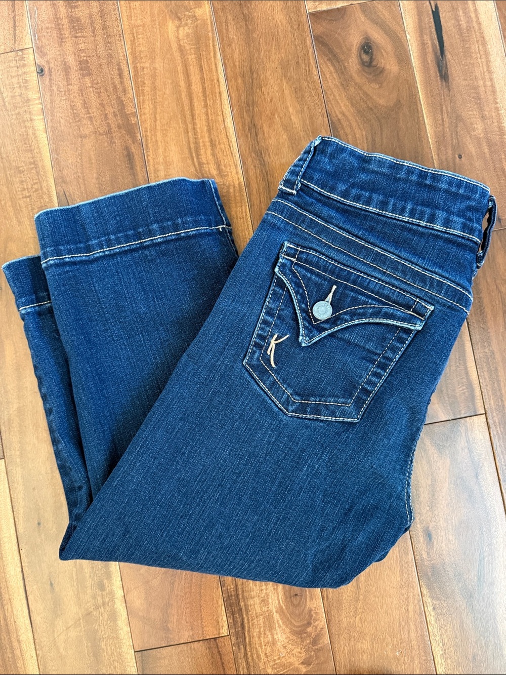 Kut from the Kloth straight leg cropped jeans, size 8